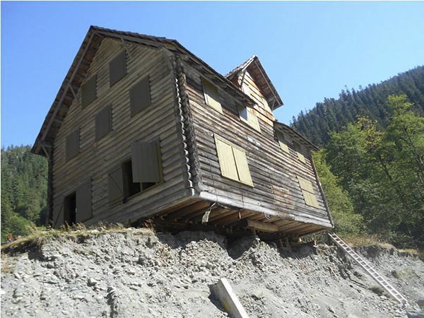 This is where Enchanted Valley Chalet was when we arrived in camp on Sept. 1.