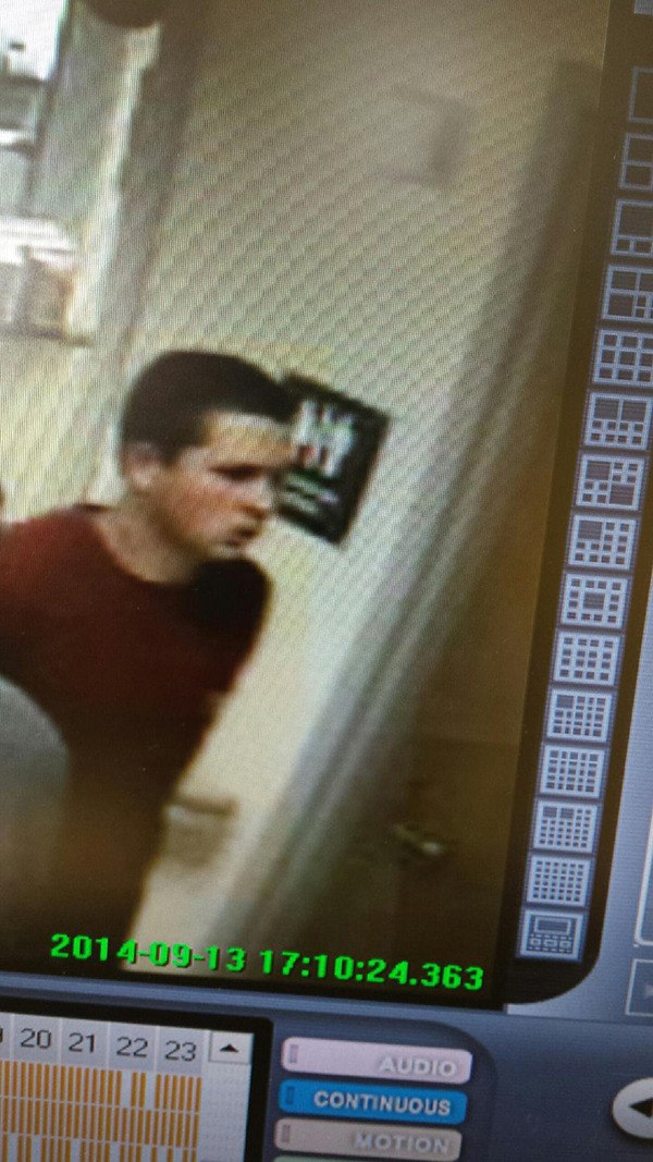 This person is wanted for questioning by the Forks Police Department as a possible suspect in a theft at the Forks Community Hospital.