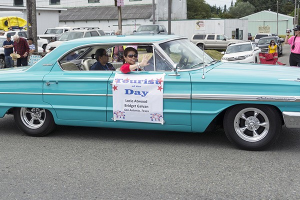 Fourth of July Tourists of the Day were Lorie Atwood and Bridget Galvan of San Antonio