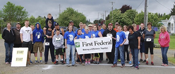 Warrior Fun Run participants get ready to run or walk for Oso.