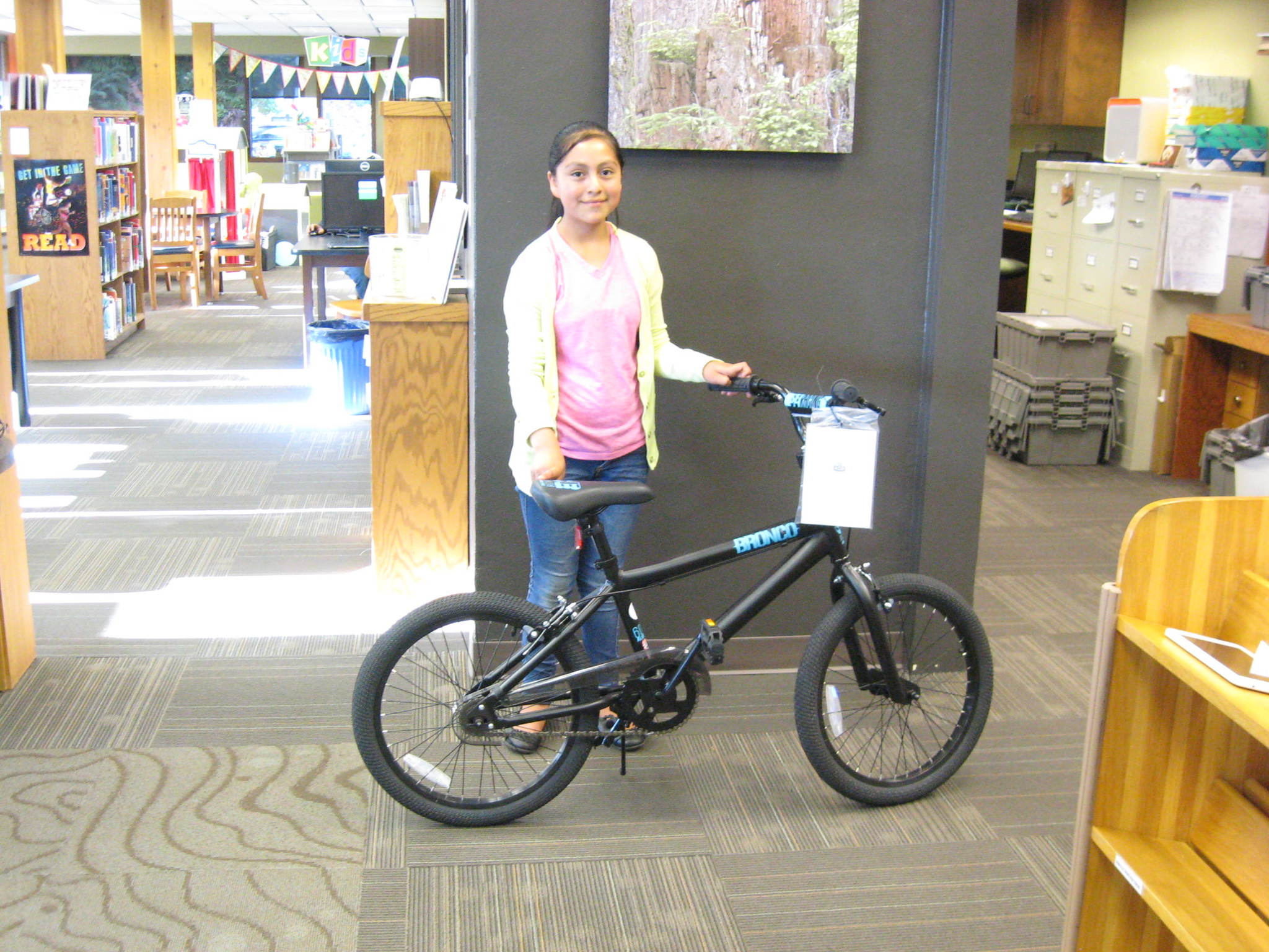 North Olympic Library System’s Forks Branch has a winner!Jeidi Ahilon Perez