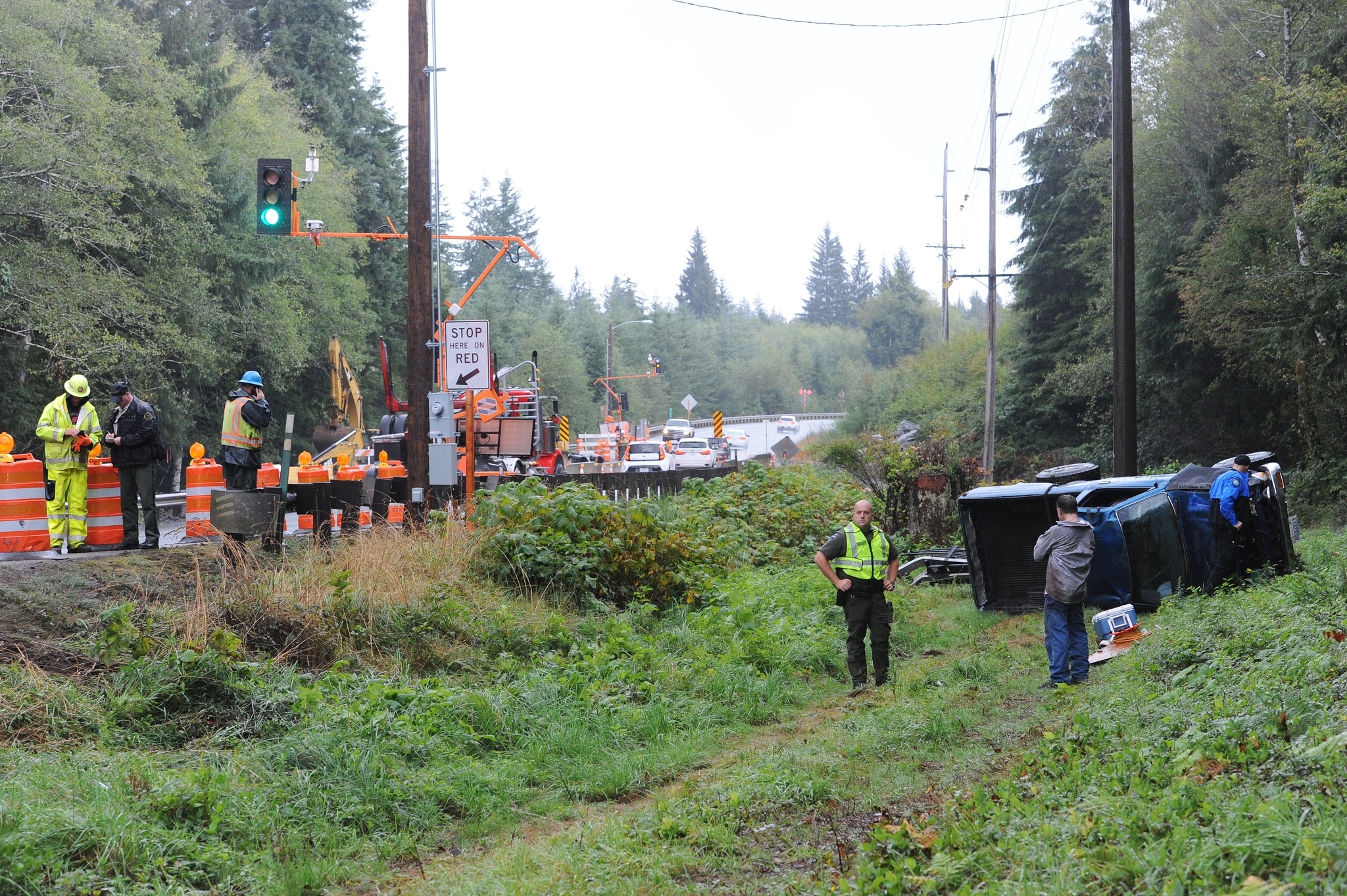 Accident at Swanson Creek Construction Zone