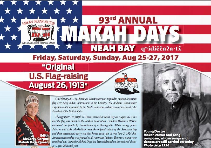 Attend Makah Days: Aug. 25-27