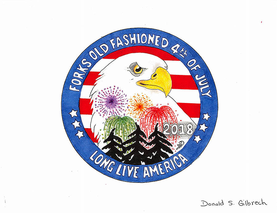 4th of July Button Design Selected