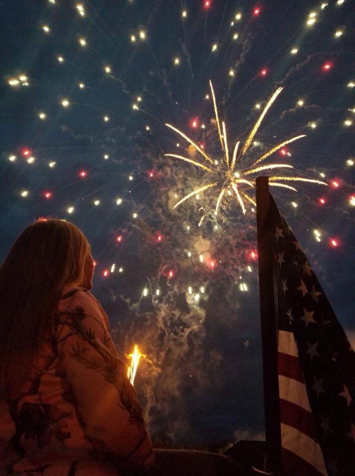 Fireworks at Tillicum Park, July 4th more activities are planned for Friday - Sunday. Photo submitted by Victoria Robertson/Todd Garcia