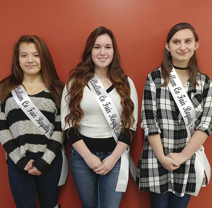 Left to right - Sammi Bates is from Port Angeles, Saydee Peters is from Forks, Rebekah Parker is from Sequim. Submitted Photo