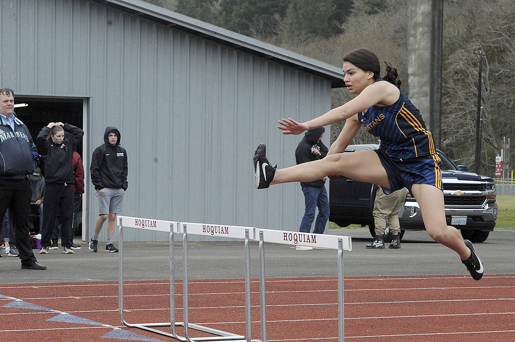 Spartan boys and girls combine for six individual wins at Hoquiam Meet