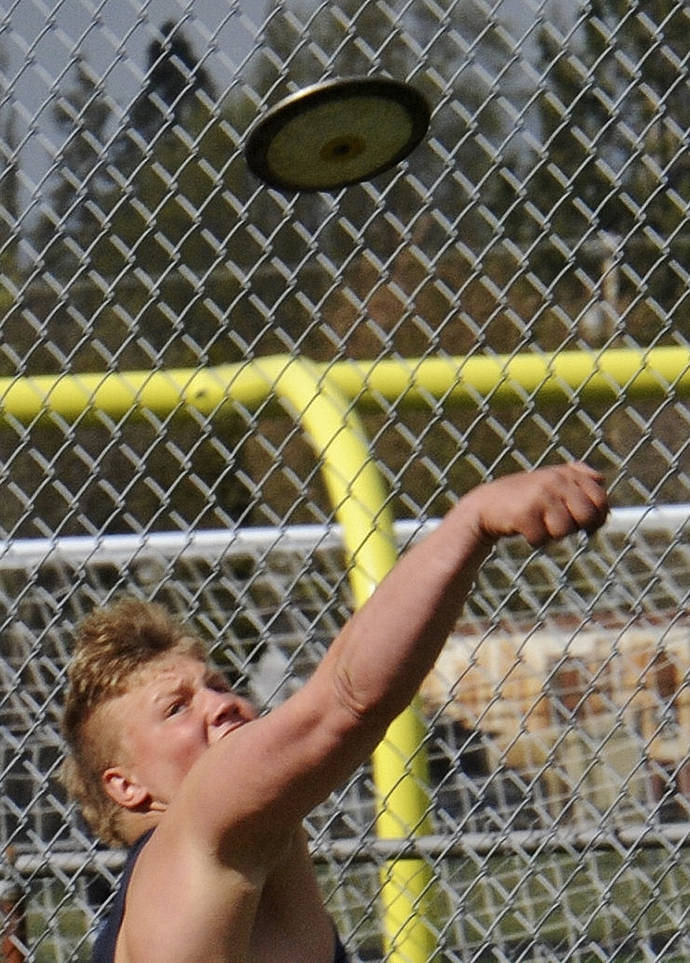 Forks Spartan Luke Dahlgren won the discus at the 1A District 4 Track Meet and also qualified for the state 1A track meet in the shot put. Dahlgren will compete in the discus on Friday, May 24, and in the Shot Put on Saturday, May 25.