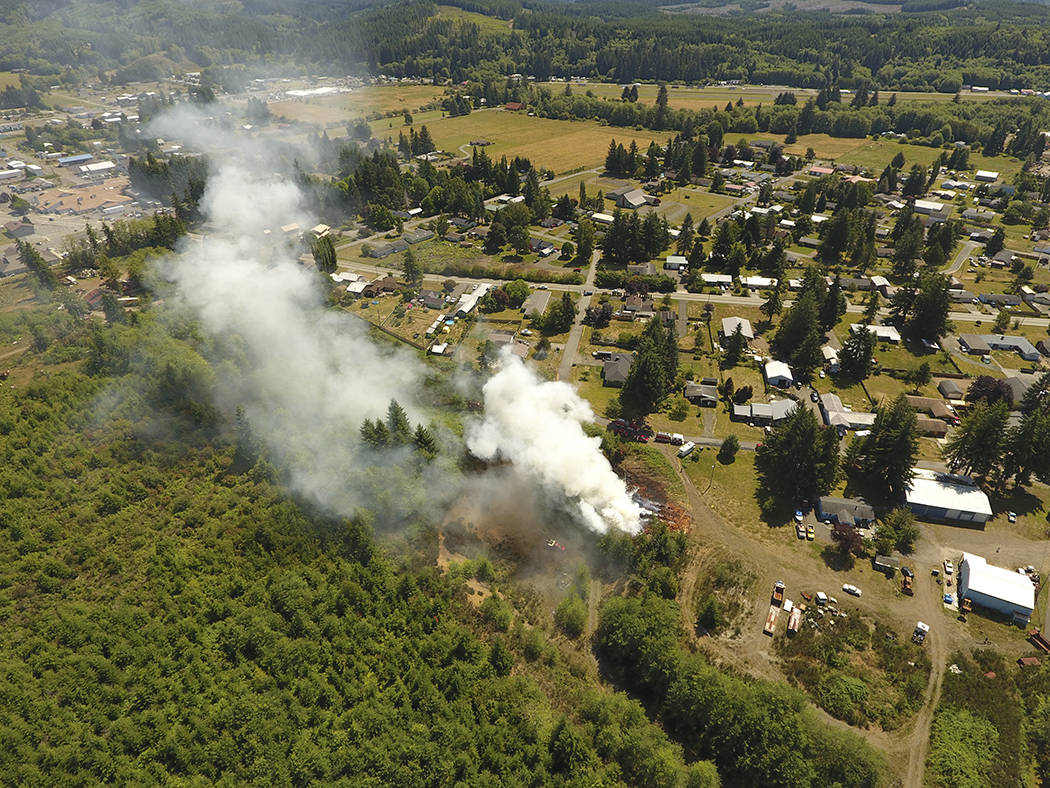 Fire near Danielson Road