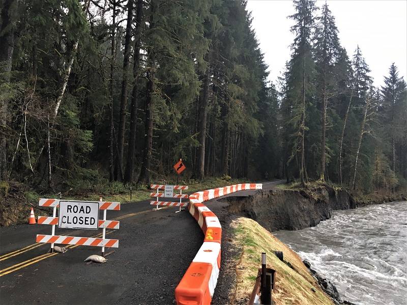 Temporary Closure of Hoh Rain Forest Area Due to Road Washout Outside Park Boundary