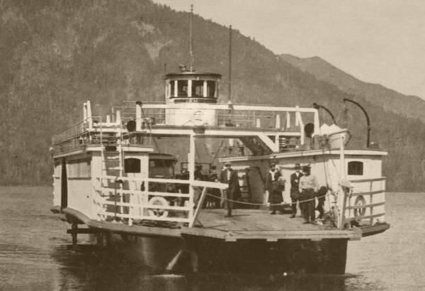 Lake Crescent ferry.