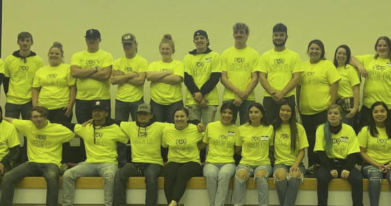 FHS Senior class auction participants were easy to spot in their chartreuse-colored T-shirts. They did an amazing job! Submitted Photo