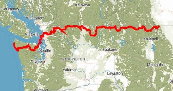 The Pacific Northwest Trail (PNT) is a 1200-mile hiking trail running from the Continental Divide in Montana to the Pacific Ocean on Washington’s Olympic Coast.