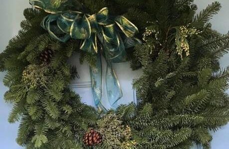 Wreaths and garland will be available for payment and pick up at Second Chances (140 Spartan Ave) beginning Nov. 18 for Thanksgiving delivery or various days until Dec. 3.