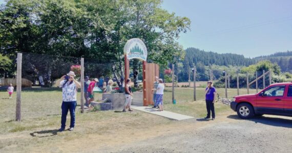 The entrance to Creation Park on opening day, last Thursday, July 5th. Submitted photo