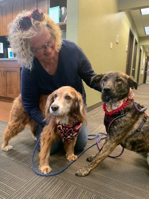 Sherry with Gabby and Gemma. Submitted Photo