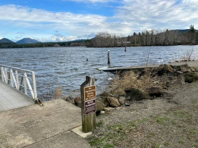 Where once was a dock …someday it may be replaced. Submitted photo