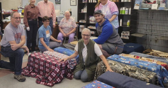 Pictured - Back Ken and Judy Schindler, Joe Carter, Marion Wagner, Dr. Pat Dowell, Aleda Adams, Marky Adams, and Terri Kossman. Submitted photo