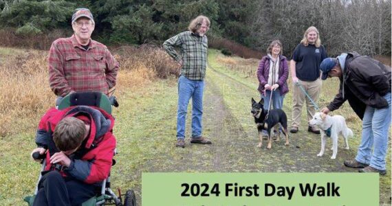 Photo - Friends of Hoko River State Park and Clallam Bay Sekiu Lions, Dr. Nancy Messmer and Roy Morris.