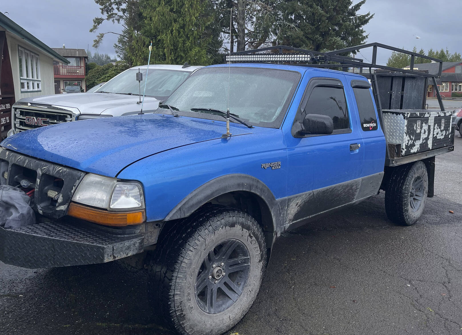 This pickup is set up with a ramp, winch, and all that is needed to recover road-kill game. Photo Christi Baron