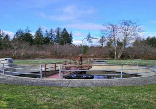 This is Clarifier #1. A new clarifier has been engineered and is ready for construction. With bids for the clarifier project coming in higher than anticipated, the City reissued the request for bids and is seeking additional funding to help pay for the increased costs. City of Forks photo