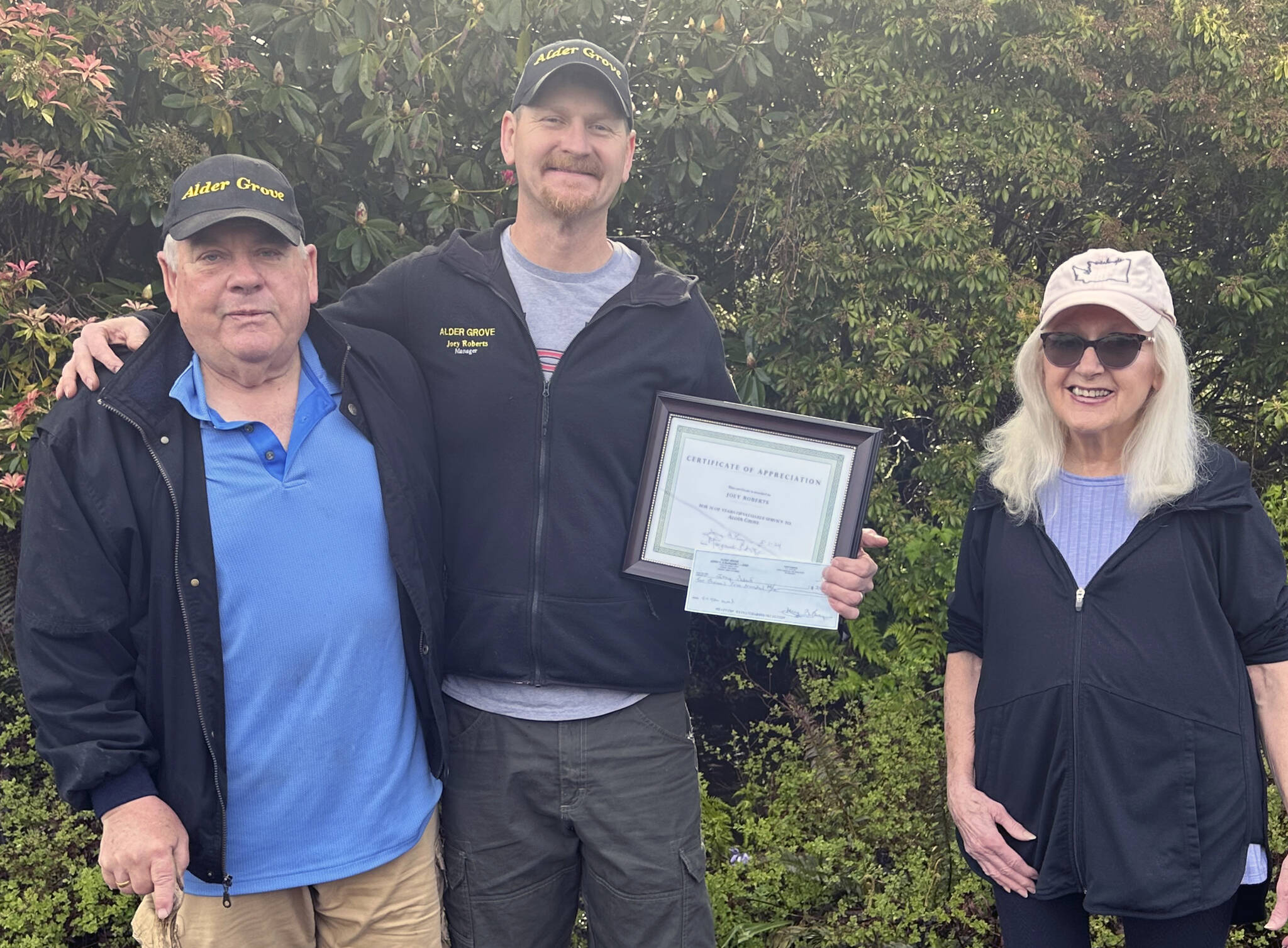 (L-R) Jerry King, Joey Roberts, and Margaret King. Submitted Photo