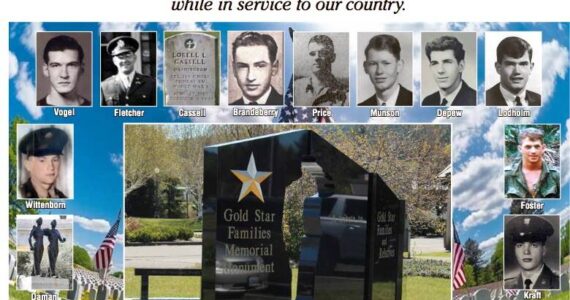 Recently Dudley the Golden Retriever took a moment to reflect near the Gold Star Families Memorial Monument at the Forks Transit Center. We all should take a moment to reflect on Memorial Day and remember those who did not come home again … The Forks American Legion Post 106 will host a Memorial Day Ceremony on Monday, May 27, at 11 a.m. at the Forks Cemetery. The community is invited to attend. Photo Christi Baron