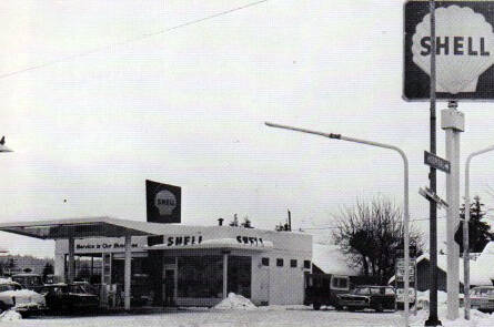 The Shell station, photo circa 1960s, was once at the corner of Forks Avenue and Bogachiel Way.