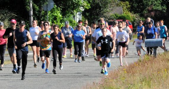 They were off and running as well as walking during the annual Forks Community Hospital United Way Committee Fun Run on Saturday, July 6 in Forks. Photo by Lonnie Archibald.