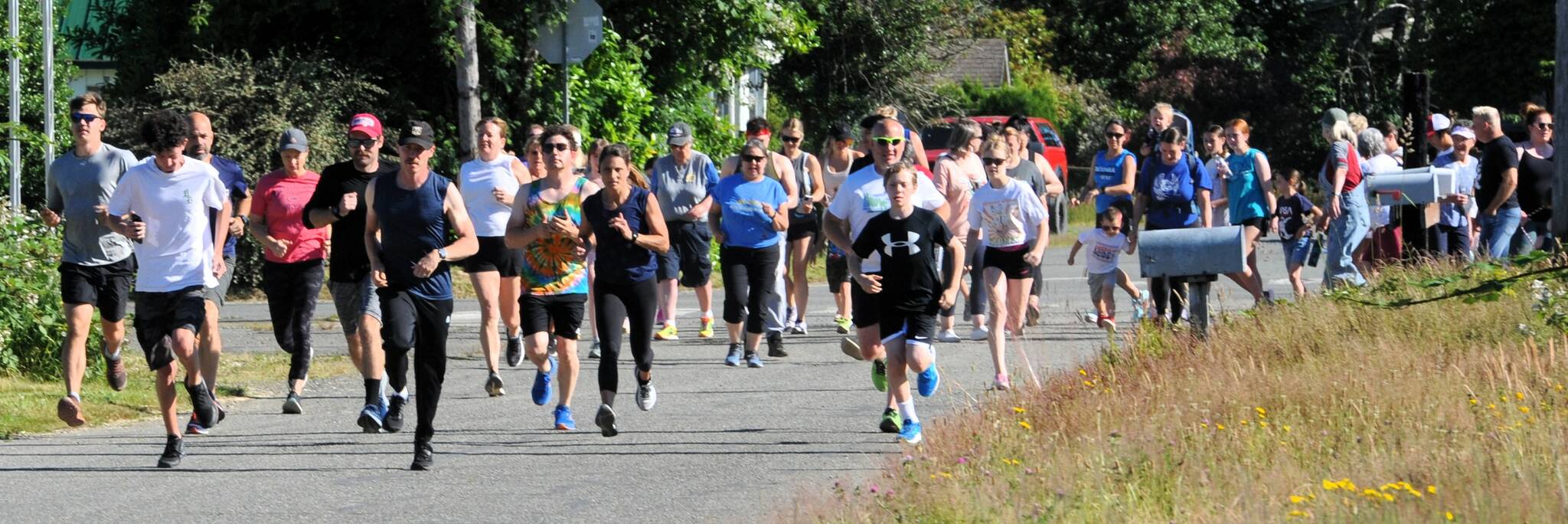 They were off and running as well as walking during the annual Forks Community Hospital United Way Committee Fun Run on Saturday, July 6 in Forks. Photo by Lonnie Archibald.