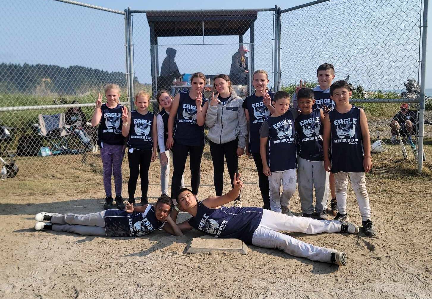 2nd in Quileute Days youth softball tournament! Eagle Repair and TowingEagle
The Eagle Repair and Towing youth team took 2nd place in the Quileute Days youth softball tournament! Submitted photo