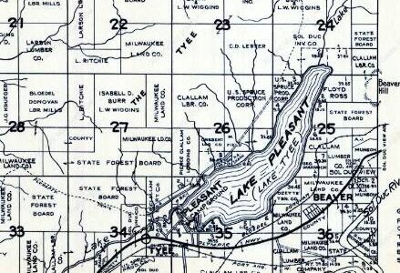 A 1942 Metsker Map also identifies Lake Pleasant as Lake Tyee.