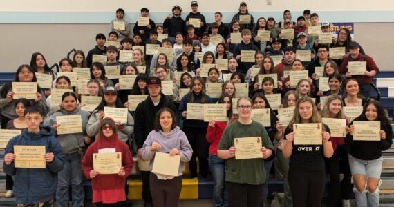 The 1st Term Honor Roll was celebrated with 113 students receiving Principal, High, and Honor Roll certificates. They also enjoyed treats provided by the Forks High School. Submitted photo