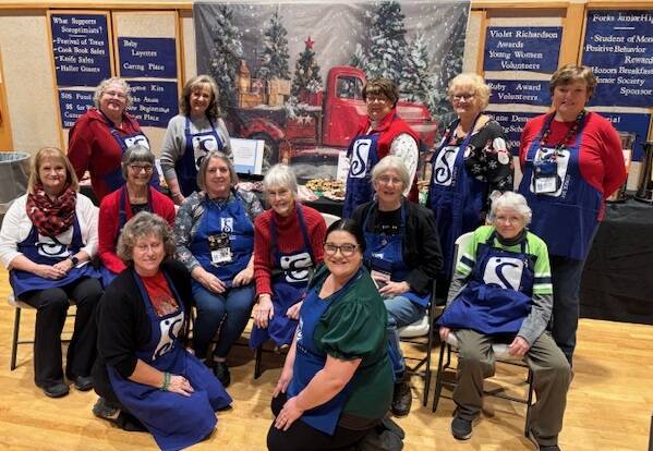 After all the organizing and hard work, the Soroptimist International of the Olympic Rain Forest members were ready for the auction to begin. This annual auction is the group’s main fundraiser and helps support their many good community activities. Submitted photos