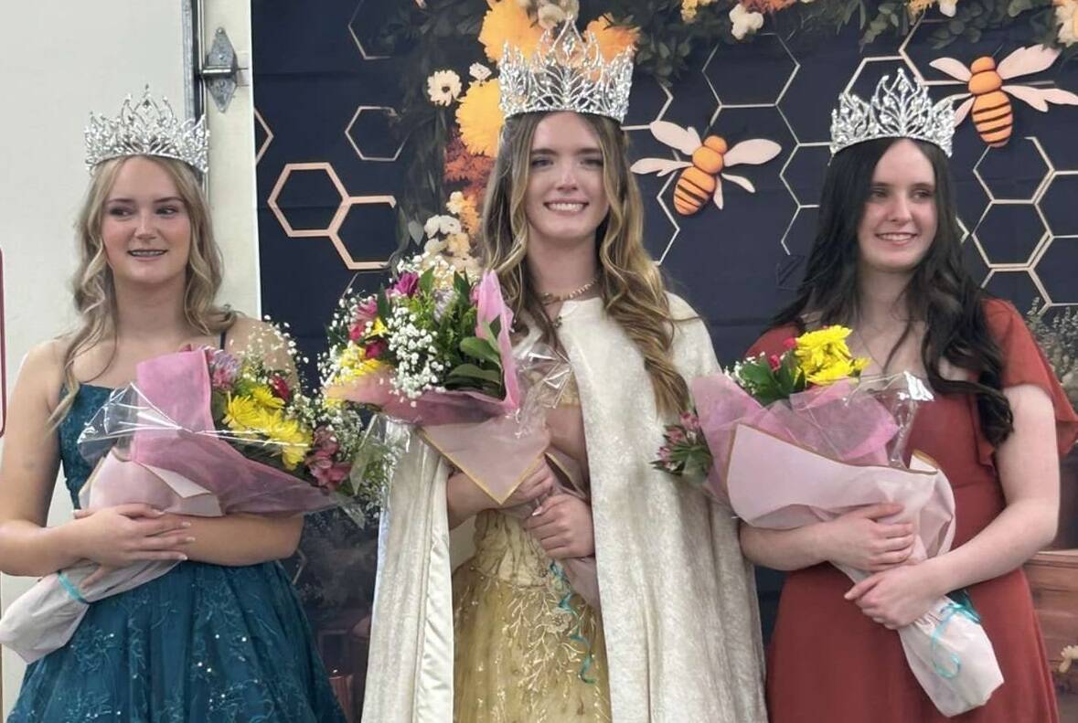 Submitted photo
Aliya Gillett, center, will reign over the 2025 Clallam County Fair.